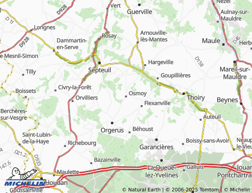 Mapa MICHELIN Osmoy - ViaMichelin