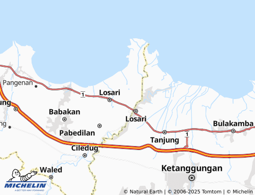 Kaart MICHELIN Mulyasari - ViaMichelin