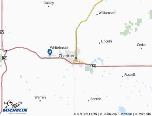 Carte MICHELIN Chariton - ViaMichelin
