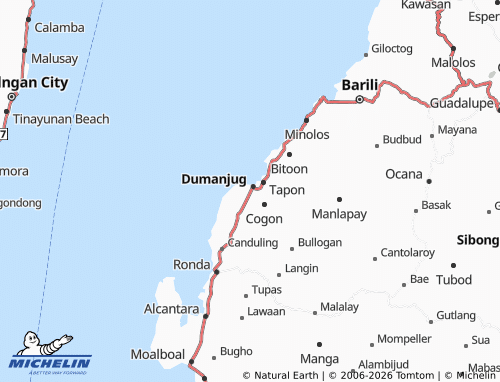 MICHELIN Poblacion Sima map - ViaMichelin