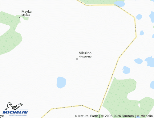 MICHELIN-Landkarte Nikulino - ViaMichelin