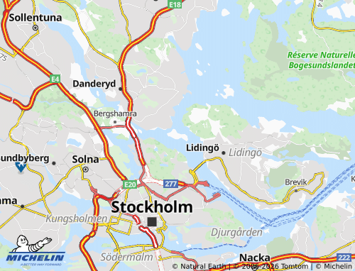 Mapa MICHELIN Tranholmen - ViaMichelin