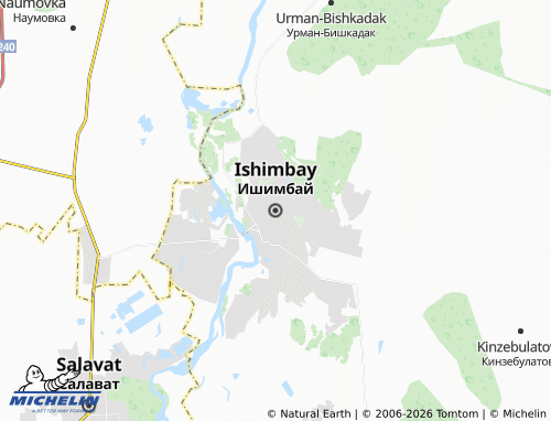 MICHELIN-Landkarte Ishimbay - ViaMichelin