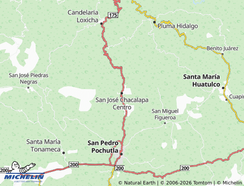 Mappa MICHELIN San José Chacalapa Centro - ViaMichelin