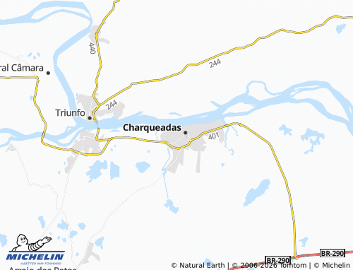 Mapa MICHELIN Vila Rosa - ViaMichelin