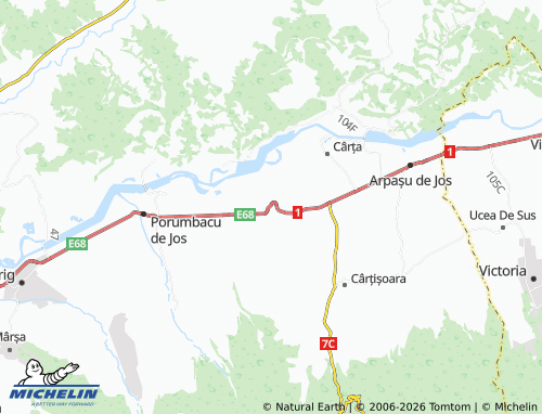 Mappa MICHELIN Scoreiu - ViaMichelin