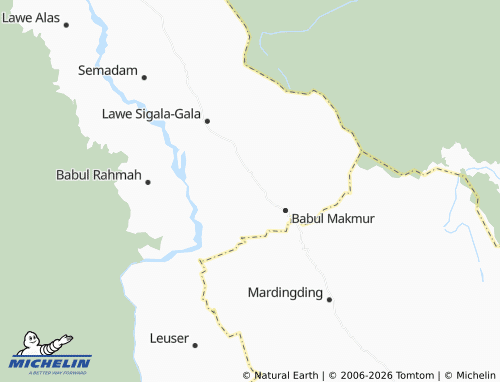 MICHELIN Cinta Damai map - ViaMichelin