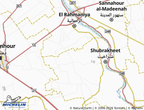Mapa MICHELIN al-Manashilah - ViaMichelin