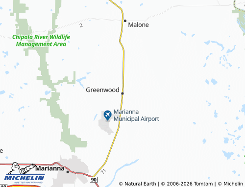Carte MICHELIN Greenwood - ViaMichelin