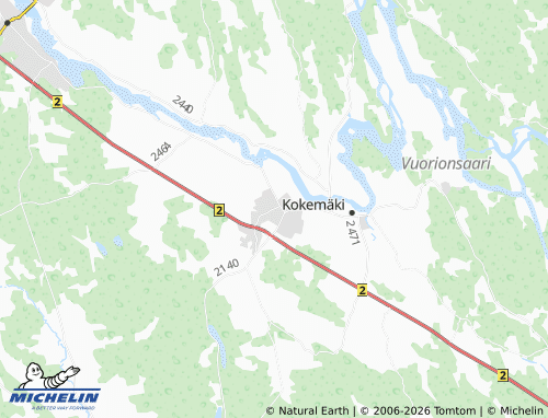 Kaart MICHELIN Peipohja - ViaMichelin