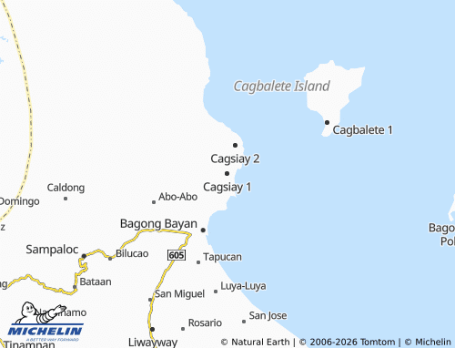 MICHELIN Cagsiay 1 map - ViaMichelin