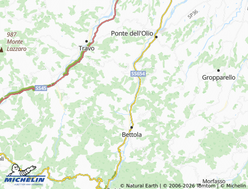 MICHELIN Missano map - ViaMichelin