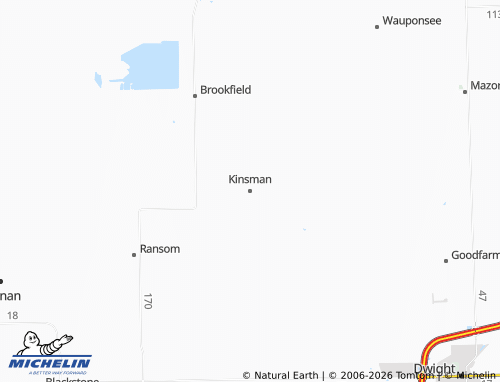 Mappa MICHELIN Kinsman - ViaMichelin