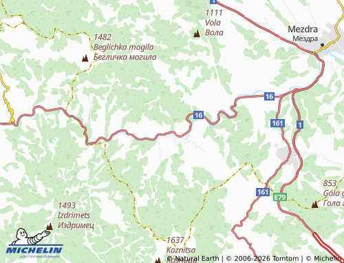 Kaart MICHELIN Zverino - ViaMichelin