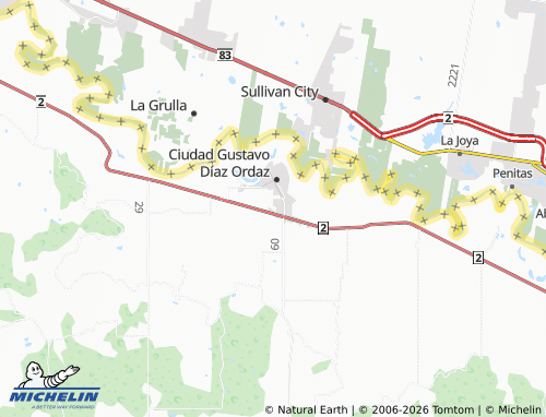 Mappa MICHELIN San Joaquín del Monte - ViaMichelin