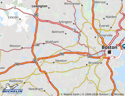 Mappa MICHELIN Watertown - ViaMichelin