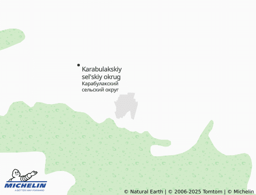 MICHELIN Zhalanash map - ViaMichelin