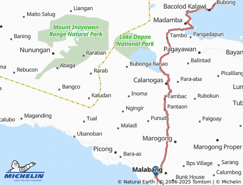 MICHELIN-Landkarte Taliboboka - ViaMichelin