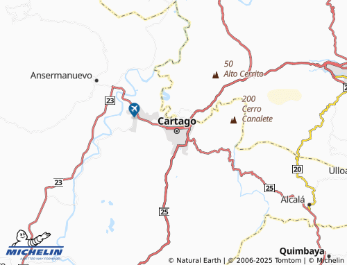 MICHELIN La Libertad map - ViaMichelin