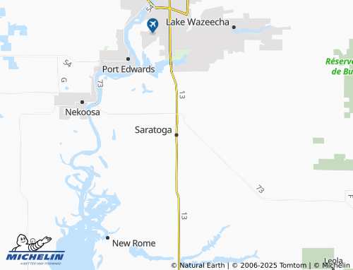 MICHELIN-Landkarte Saratoga - ViaMichelin