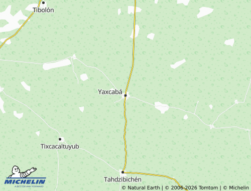 MICHELIN-Landkarte Yaxcabá - ViaMichelin