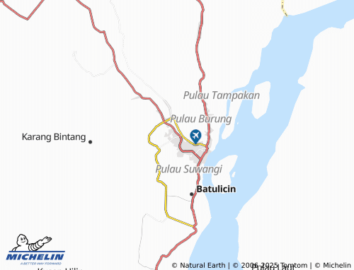 MICHELIN Simpang Empat map - ViaMichelin