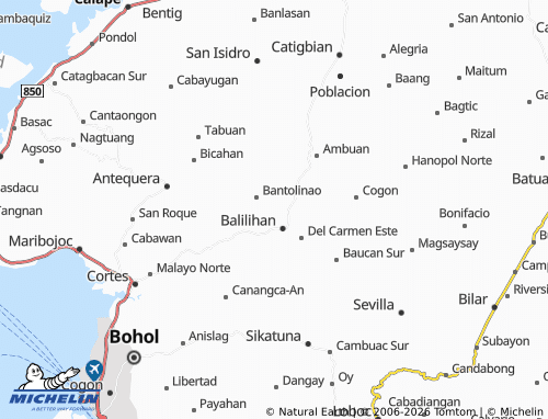 MICHELIN Poblacion map - ViaMichelin