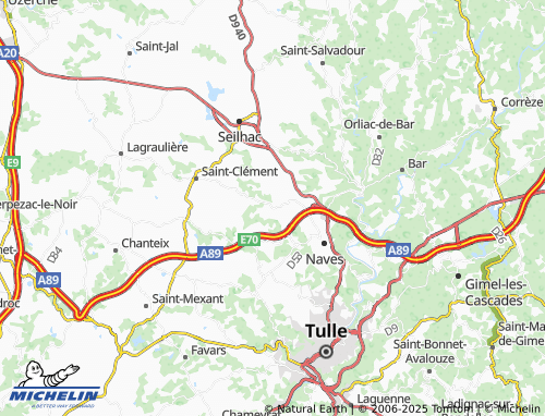 Carte MICHELIN Céron - ViaMichelin