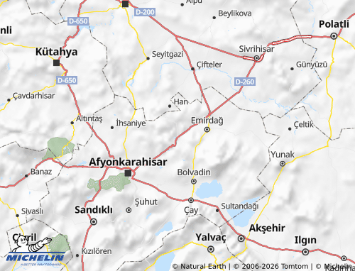MICHELIN Bayat map - ViaMichelin
