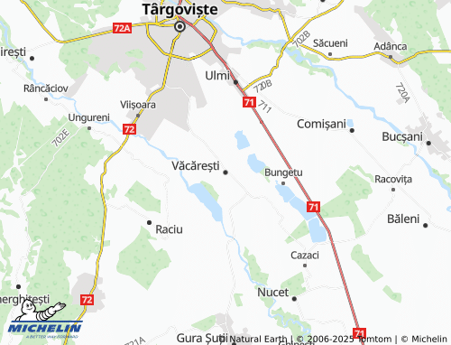 MICHELIN Văcărești map - ViaMichelin