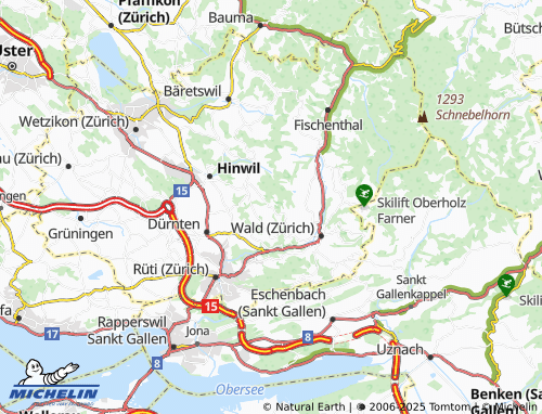 MICHELIN-Landkarte Oberorn - ViaMichelin