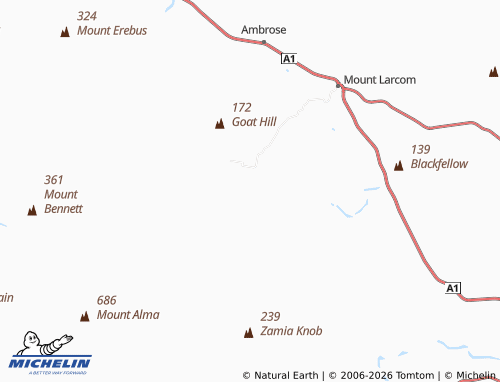 MICHELIN Bracewell map - ViaMichelin