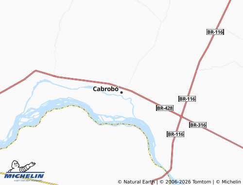 Mapa MICHELIN Cabrobó - ViaMichelin