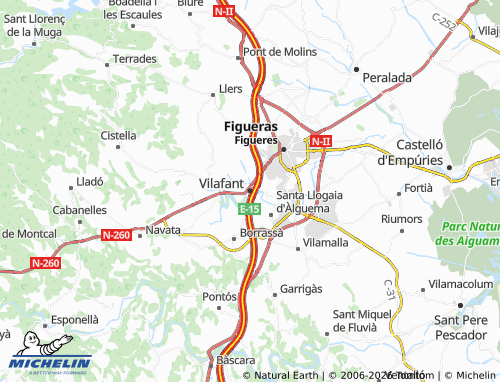 Mappa MICHELIN Vilafant - ViaMichelin