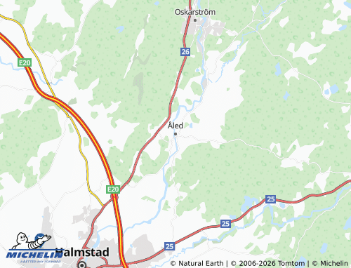 Carte MICHELIN Åled - ViaMichelin