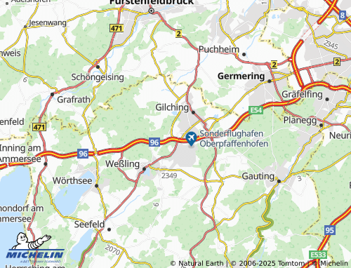 MICHELIN-Landkarte Sankt Gilgen - ViaMichelin