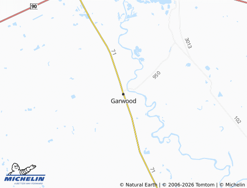 Carte MICHELIN Garwood - ViaMichelin