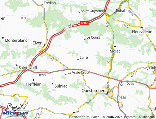 Mappa MICHELIN Larré - ViaMichelin