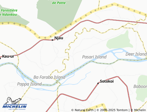 MICHELIN Chamen map - ViaMichelin