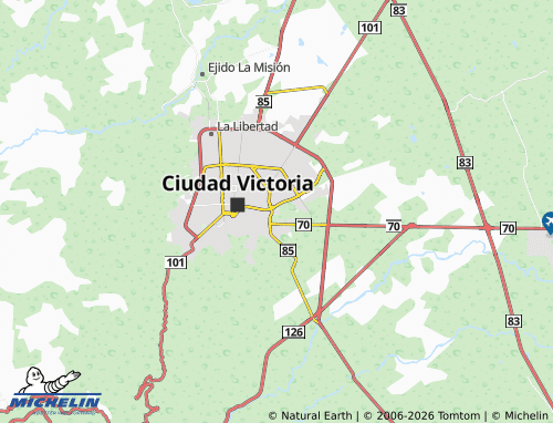 Mappa MICHELIN Siglo XXI - ViaMichelin