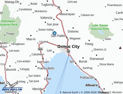 MICHELIN Tambulilid map - ViaMichelin
