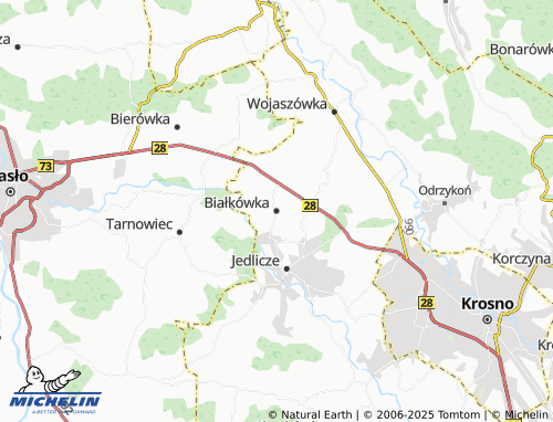 MICHELIN Białkówka map - ViaMichelin