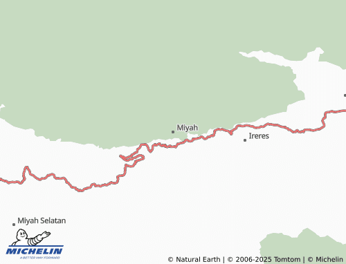 MICHELIN Miyah map - ViaMichelin