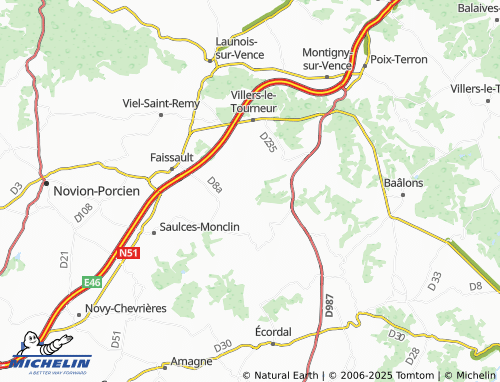 MICHELIN Le Pas map - ViaMichelin