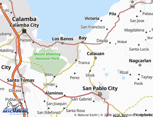 MICHELIN Masaya map - ViaMichelin