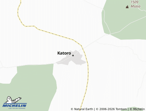 MICHELIN-Landkarte Katoro - ViaMichelin