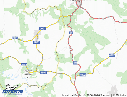 Carte MICHELIN Ravno - ViaMichelin