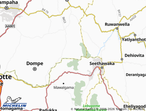 Mappa MICHELIN Udugama - ViaMichelin