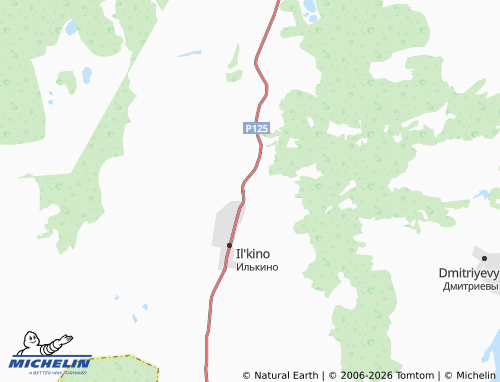 Carte MICHELIN Osinki - ViaMichelin