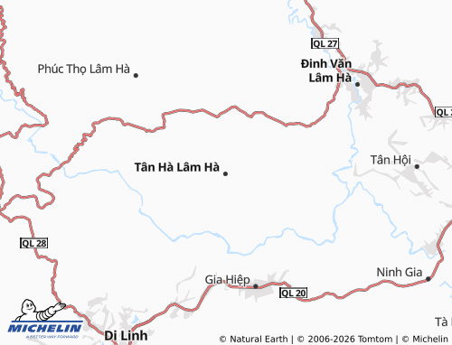 Mapa MICHELIN Liên Hà - ViaMichelin